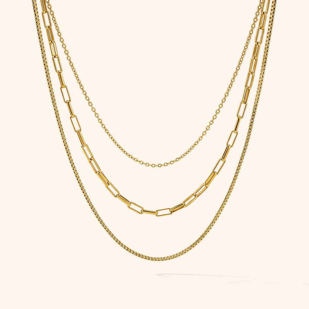 Noor Trio Layered Chain